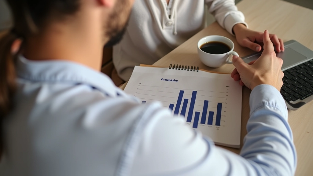 Monthly financial review meeting between partners