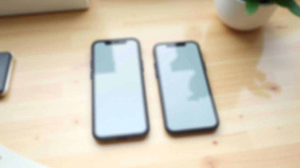 Deux smartphones côte à côte affichant des applications bancaires différentes